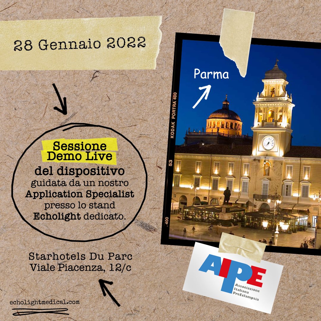 Disordini ipertensivi, screening e terapie in gravidanza: come REMS fornisce il suo contributo nel periodo più importante della vita di una donna. ♀️
📍 Echolight presente all'VII° CONGRESSO NAZIONALE AIPE con una sessione live del nostro dispositivo EchoS!