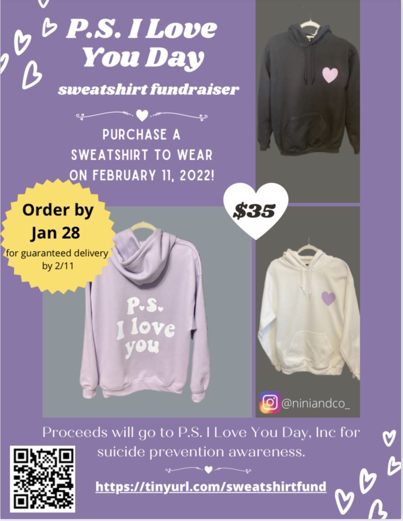 New Deadline! Due to high demand, please get your orders in by Friday Jan 28. Any orders placed after 1/28 will be filled but are not guaranteed for 2/11. Thank you, Ramsey, for your continued support for this important cause! forms.gle/ULVYZumB9thxUB… #supplychainissues