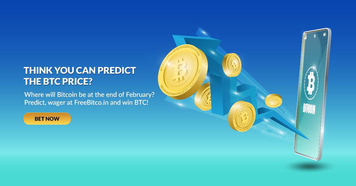 freebitco's tweet photo. Bulls vs. Bears - Who's In Control?

As the Bitcoin Price - January bet was coming to an end, BTC dropped to a $34,000 low.
Predict where it will end up on Feb. 28, wager, and win BTC!

#FreeBitcoin #Bitcoin #BTC 
#bitcoinprice #bitcoinnews #CryptoNews #Crypto  #cryptocurrency https://t.co/Cc3hPOlWuW