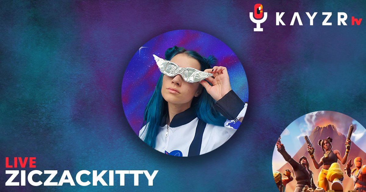 Tonight. ZicZacKitty. Fortnite. Live from 8:00 PM.
Watch the stream exclusively on KayzrTV:
twitch.tv/kayzr?lang=nl
#Kayzr #Kayzrtv #Ziczackitty