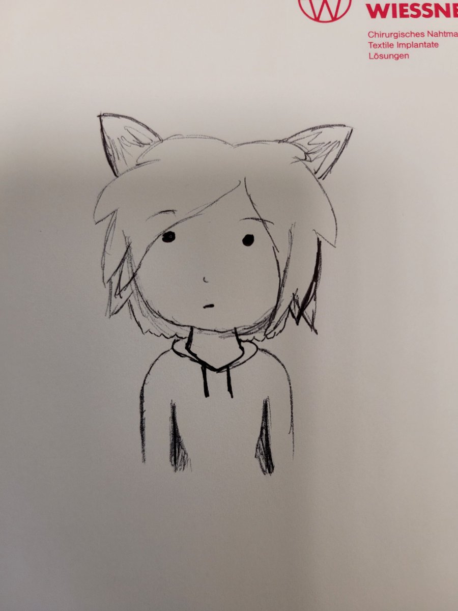 Biene337's tweet photo. Another fast drawing with minimal shading #drawing #Vtuber #twitch #TwitchDE #animalperson #VtubeModel #emotes https://t.co/aztilS5s0n