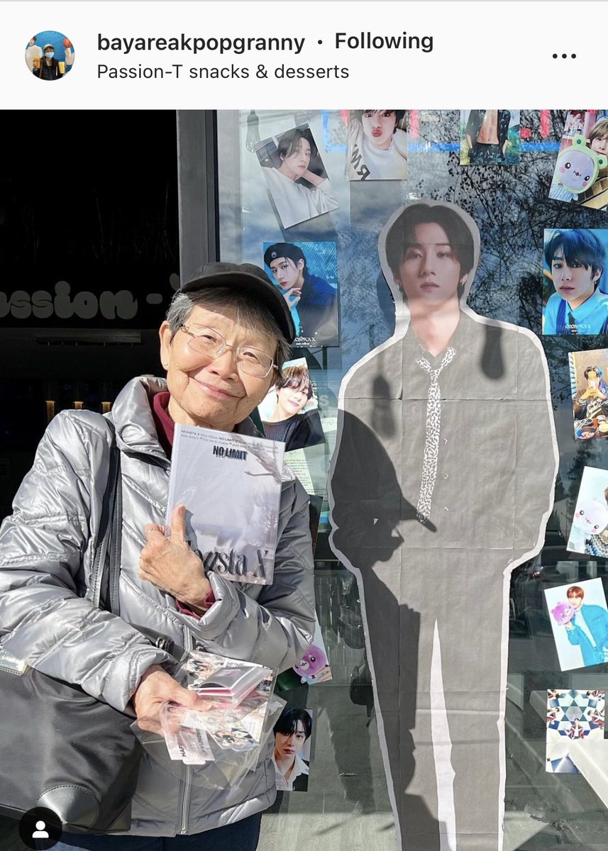 DianneMac4's tweet photo. This cool lady gave me the courage to come out. So yeah, I will turn 70 this year and I love Wonho and Monsta X with all my heart. All of you 30-year-olds calling yourselves old hags makes me laugh.๐๐ #oregonkpopgranny #oldnotdead #bereal #loveyouguys https://t.co/cSpveGPiFx