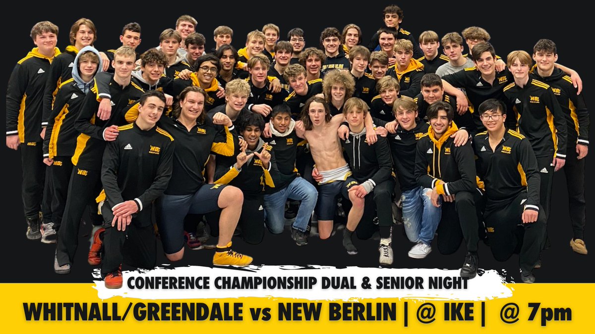 IkeLions's tweet photo. HUGE meet tonight against Whitnall/Greendale! The winner of tonight's dual will be crowned the Woodland Conference Champion!
Get to Eisenhower tonight for a 7pm start! https://t.co/6rnF8AtXhX