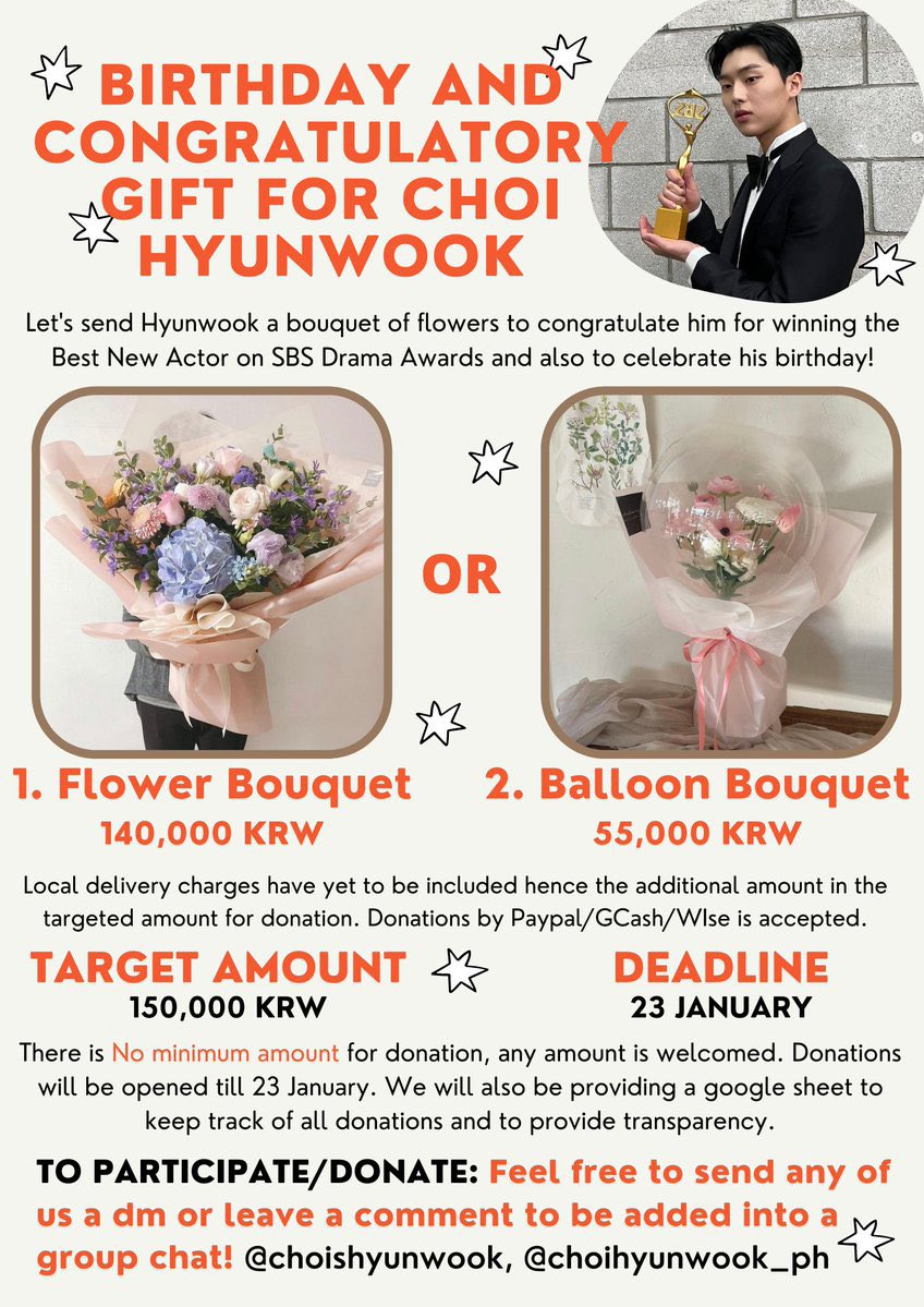 choihyunwook_ph's tweet photo. we are a little short in donations right now (about 10,000krw short).. do let me know if youre interested in donating! we've opened back up the requests to 12am kst!❤️

#ChoiHyunWook https://t.co/JICZ1Gw2vx