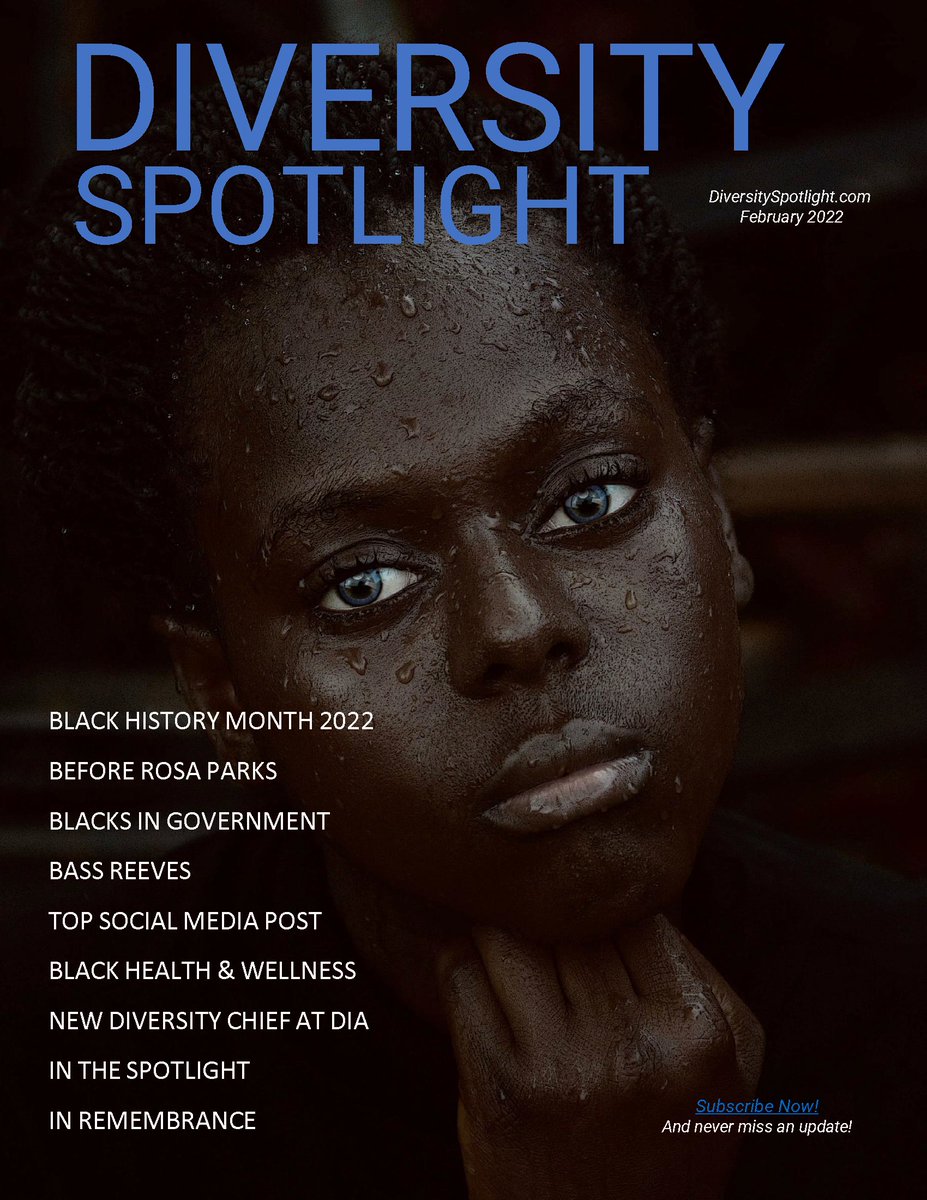 diversityspot's tweet photo. Diversity Spotlight celebrates Black History Month. Read all about it! https://t.co/HMi5JxW15v
Follow @DiversitySpot
Our mission is to inform, educate, and promote Diversity &amp; Inclusion. 
#belonging #diversity #inclusion #diversityspotlight https://t.co/jYSaQGKhPL