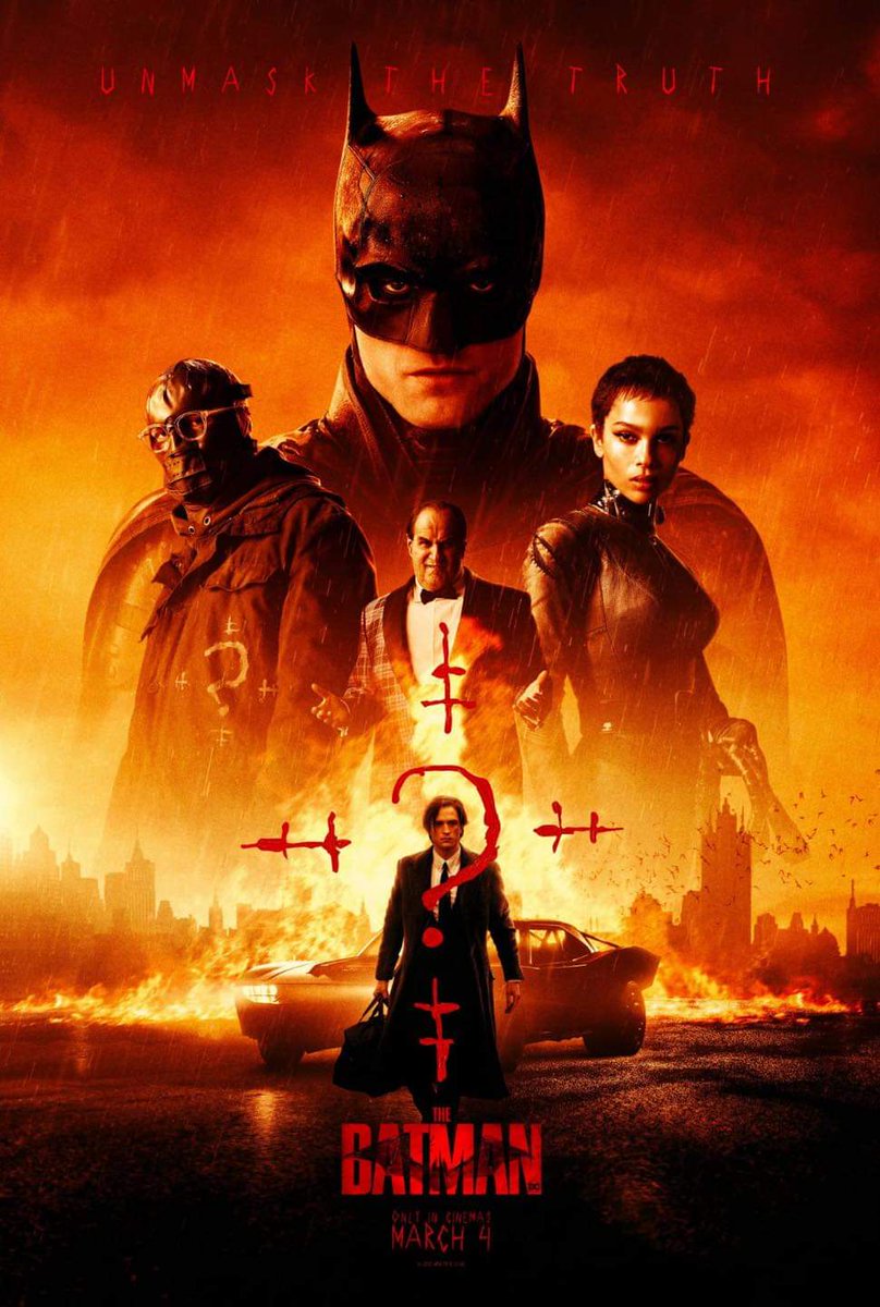 Cinemaniaticos1's tweet photo. Cinéfilos!! Cuanta belleza en este nuevo póster de la película #TheBatman qué llegará a cines el 3 de marzo. 🦇🔥🤩
¿Que les parece? 🎬
#TheBatman #WarnerBros #Dosd3 #RobertPattinson https://t.co/Ot7OfywpUK