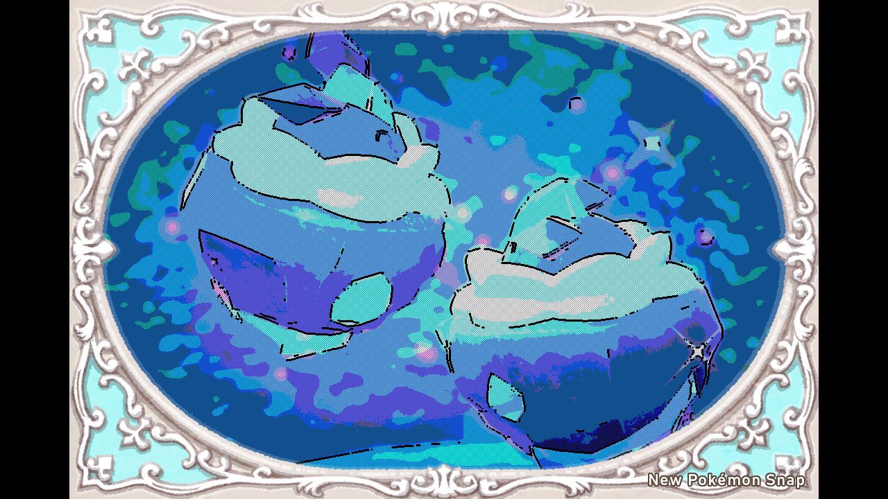 レントゲン ポケモンスナップ Newpokemonsnap ポケスナエモ写部 ポケスナ展示会 メレシー 洞窟 ジュエリー T Co Pyewznotkq Twitter