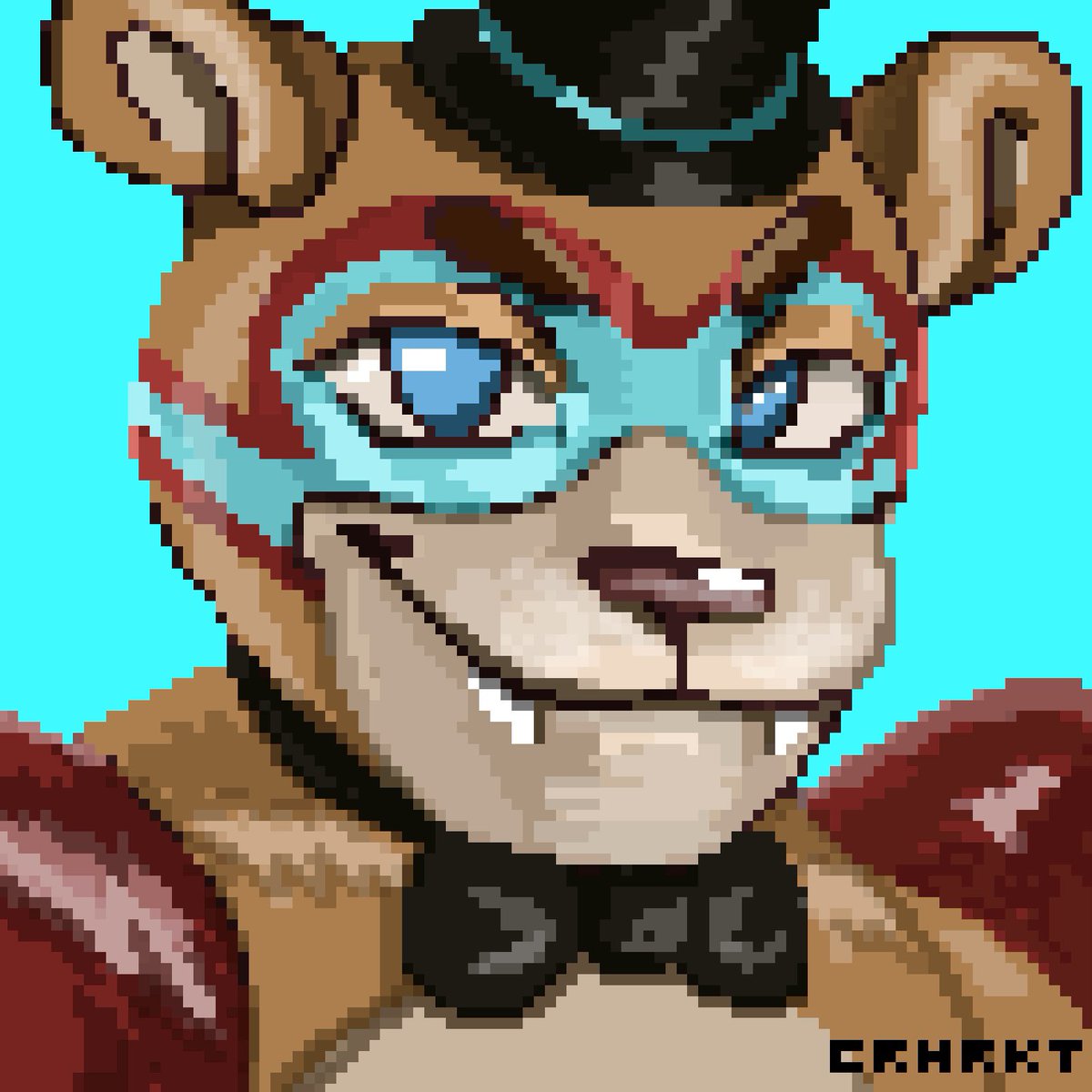 CARCHAROKET's tweet photo. Glamrock Freddy
#glamrockfreddy #fnafsecuritybreach #FNAF #fnaffanart #pixelart #Pixel https://t.co/Lcss03Dqbh