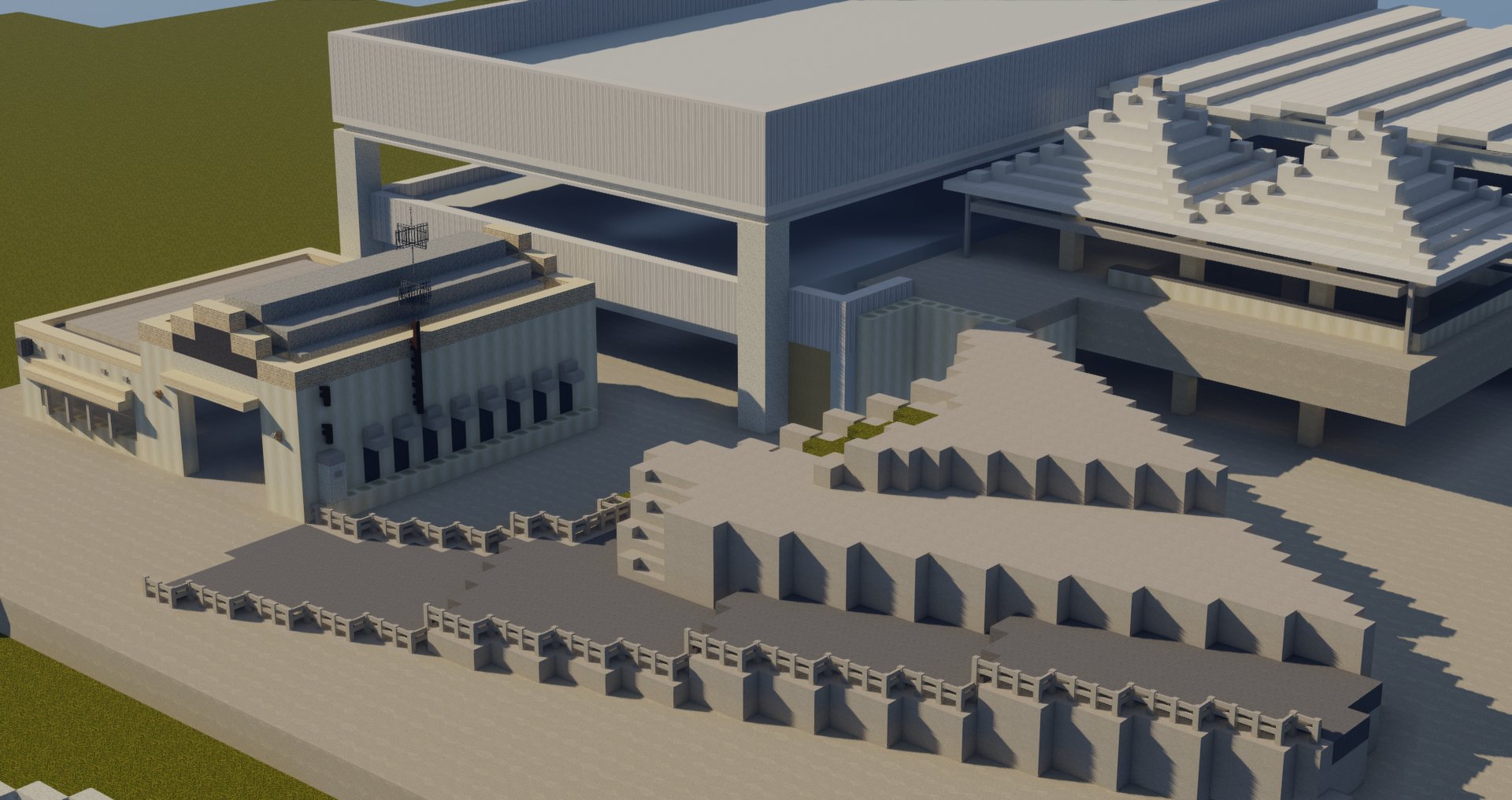 Hot945 Minecraft Minecraft建築コミュ Minecraftbuilds Fetarute 竞马场西门杂七杂八的部分https T Co 3bprotel3m Twitter