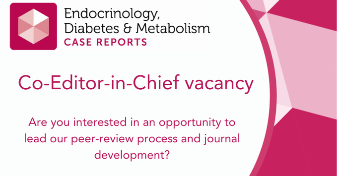 We are looking for a new co-Editor-in-Chief to work alongside Jerry Greenfield and Sarantis Livadas.  It's a great opportunity to gain editorial experience. Find out more about the role, its requirements and how to apply: ow.ly/w04L50Hao9v 

Applications close 18 Feb 2022.