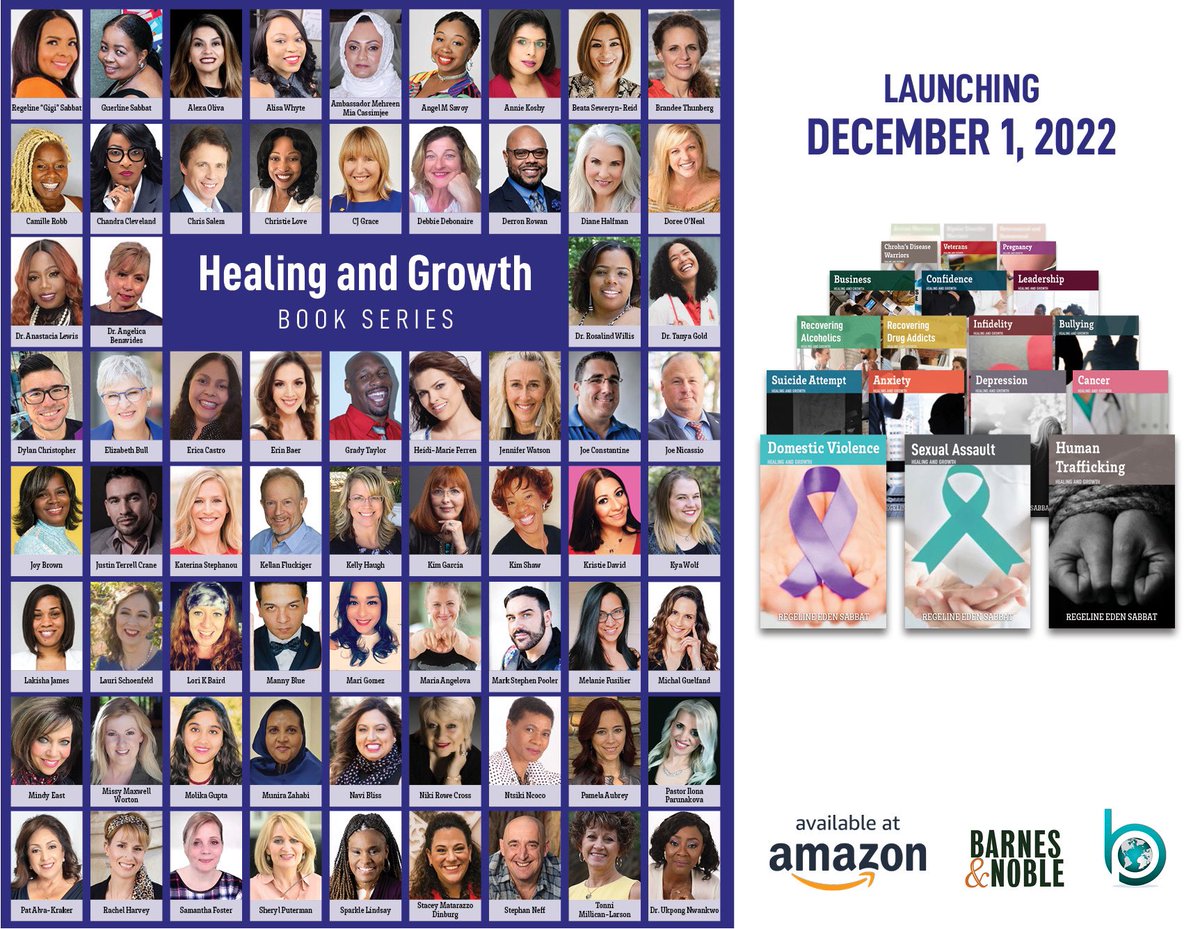 Coming soon. The Healing and Growth Book Series will release on December 1, 2022. This book series consists of a collaborative group of 67 incredible authors. Thanks for your support!