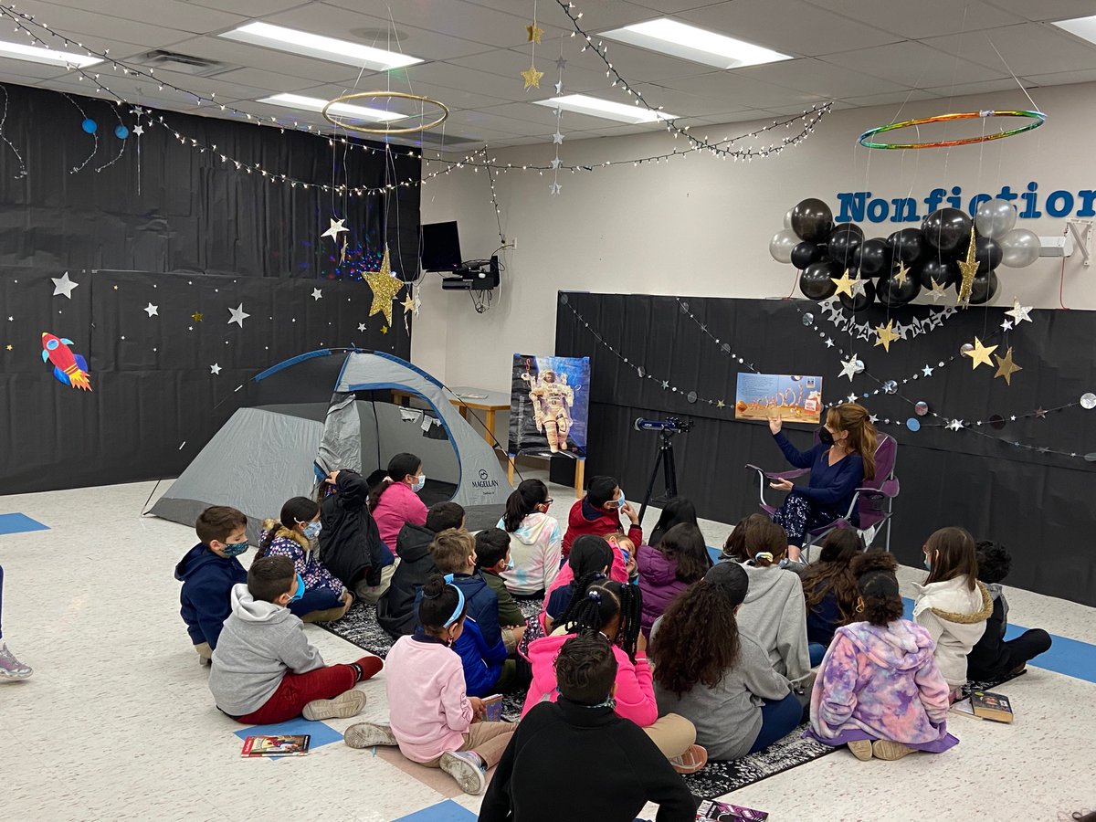 We loved having <a href="/angela_schroden/">Angela is still learning.</a> as a Guest Reader for our lucky 3rd graders at <a href="/Mendenhall_ES/">Mendenhall ES</a> ! #literacyweek