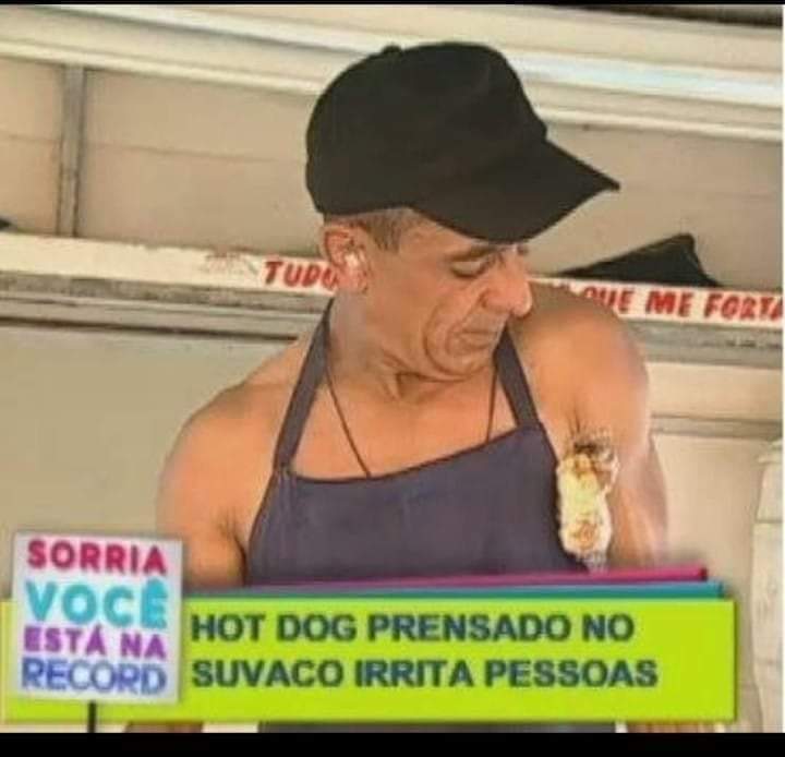 Ravanelli on X: É só um hot dog prensado no suvaco   / X