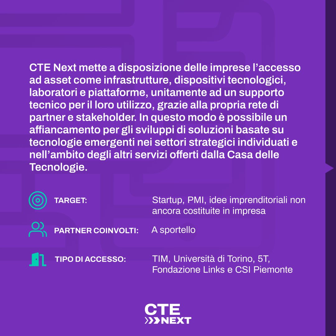 TorinoCityLab's tweet photo. 📣 Continua la presentazione dei servizi offerti da CTE NEXT.
📌Asset, quali infrastrutture e dispositivi tecnologici, laboratori e piattaforme insieme ad un supporto tecnico per il loro utilizzo a disposizione delle imprese.
Scopri di più 👇
#ctenext
#TechnologyLivesHere https://t.co/O6iWArNKqf