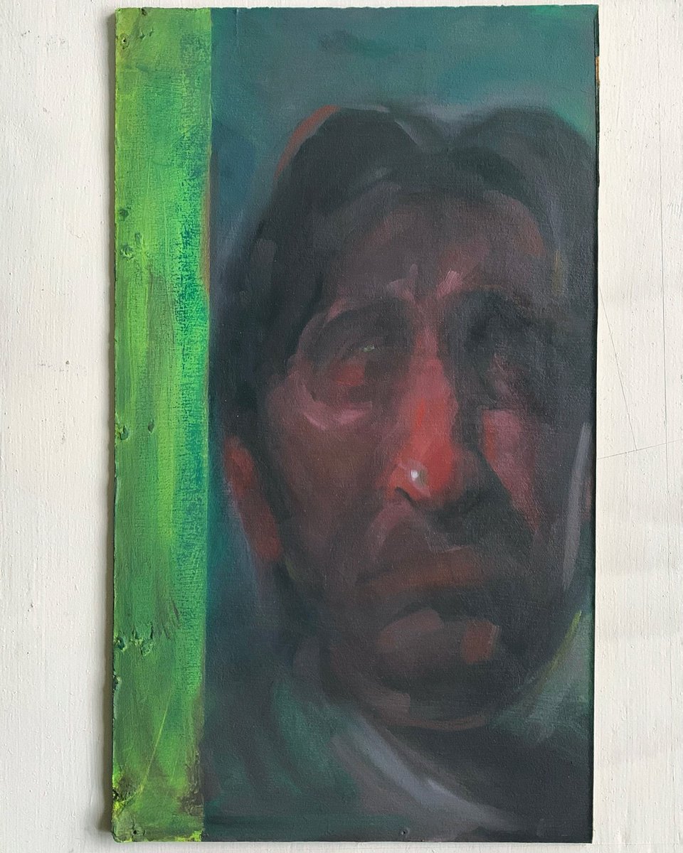 ccoward_'s tweet photo. Oil painting I did a couple months ago that I’ve now decided I don’t want to shove up my own ass in disgust https://t.co/9FAkdgh26R