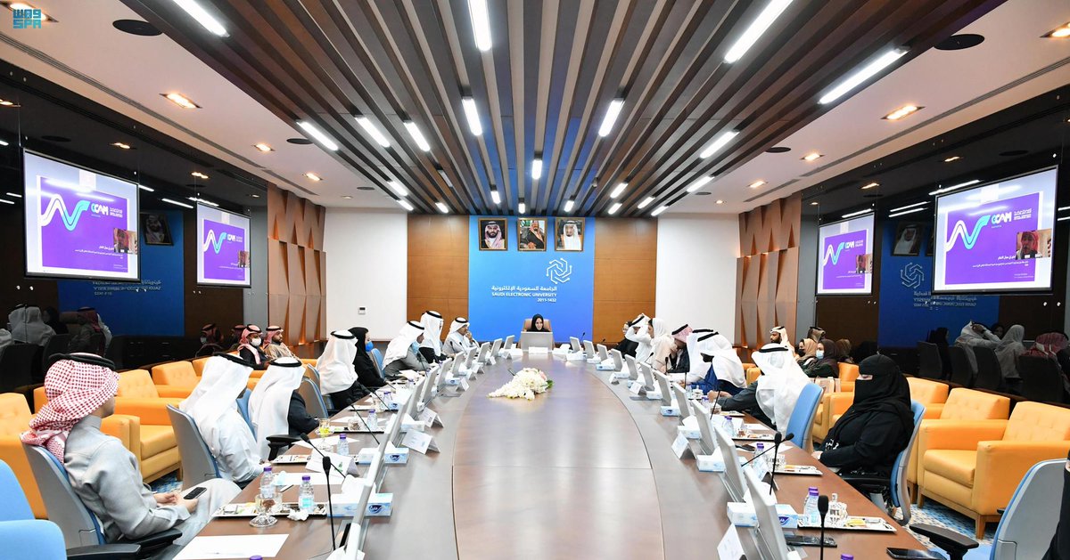SPAregions's tweet photo. الجامعة السعودية الإلكترونية تستضيف الاجتماع الثالث للجنة التشاورية المشتركة بين الجامعات لكليات الإعلام وأقسامه في المملكة.
https://t.co/29TMPPPCpq
#واس_عام https://t.co/TBfuplxikC
