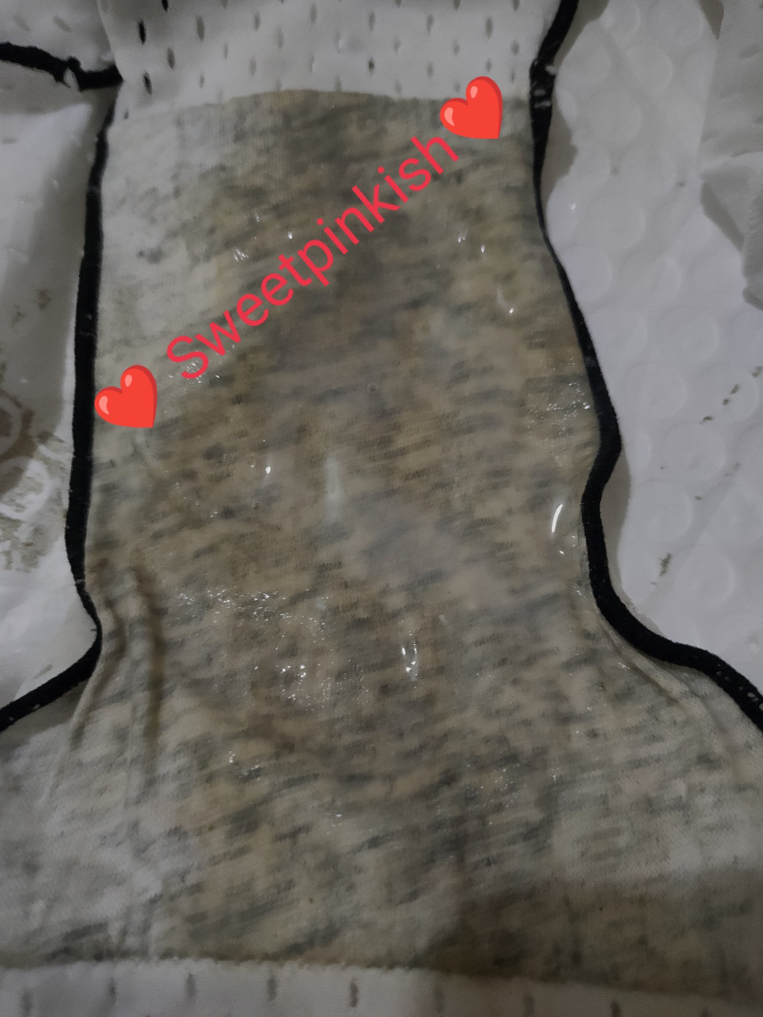 SWEETPINKISH_MY on X: Another juicy,creamy and sticky panties. Hope you  can't get enough of me 😘. * Chat me here,  if  you're interested. #unwashed #trustedseller #cums #intoxicatingpanties  #cantgetenough #wet #sticky #juicy #