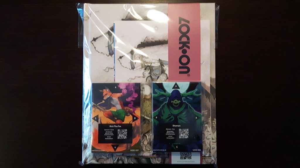 BonusLevelEnter's tweet photo. Thank you @lostincult for letting us being part of the cool indie card game that was featured in the amazing [lock-on] Volume 002. Our favorite Gaming Journal :) #LockedOn #foxnforests https://t.co/PbQ3HUHIGV