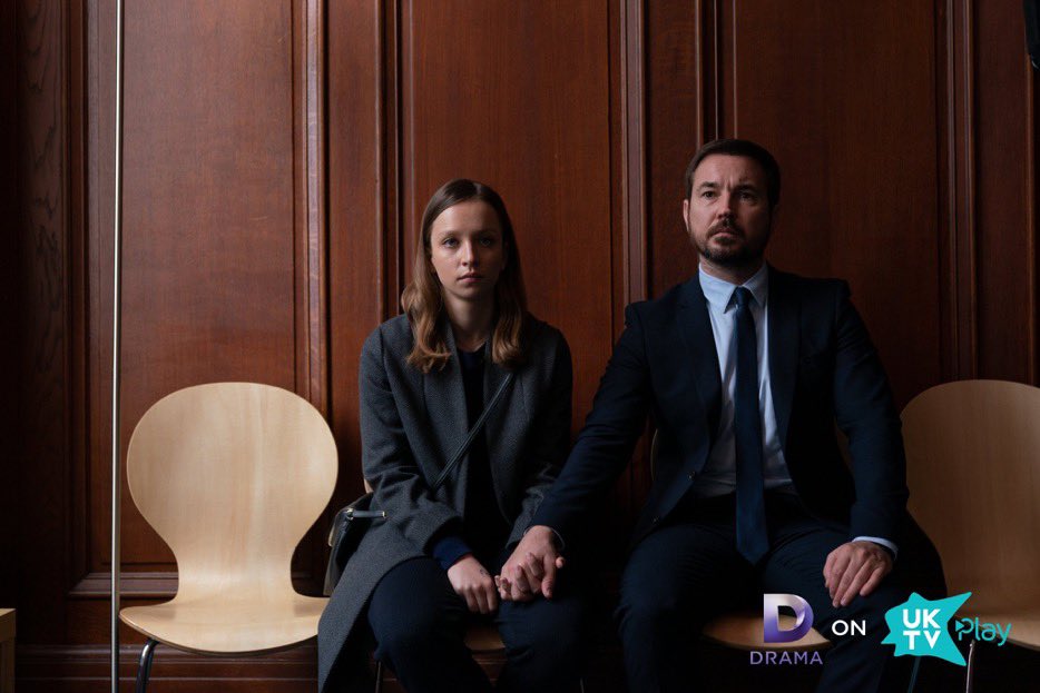 Team_Compston's tweet photo. NEW TRACES 2 PROMO PIC🥰

Daniel &amp; Emma waiting outside, what looks like, a Trial Court. 🥺

#Traces2 starts 15th February on Alibi
#Traces1 is available now on Drama Channel and UKTV Play
#MartinCompston https://t.co/ssizfTGY5I