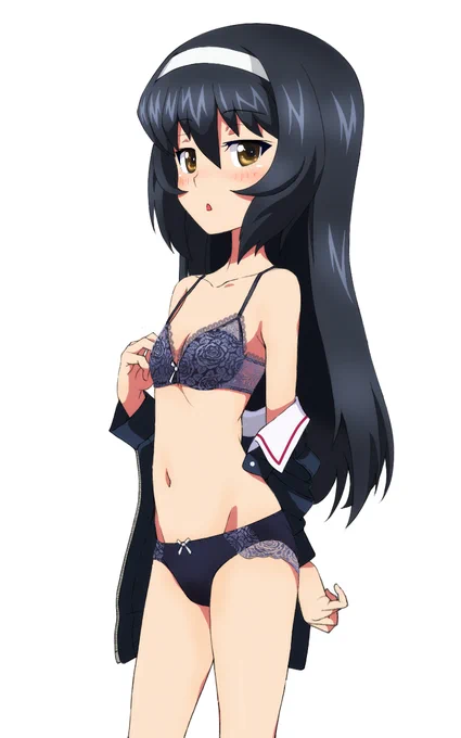 リクエスト 冷泉麻子殿 #ガールズ&amp;パンツァー #ガルパン #冷泉麻子 #おっぱい #下着 https://t.co/f4kUJYdcBE 