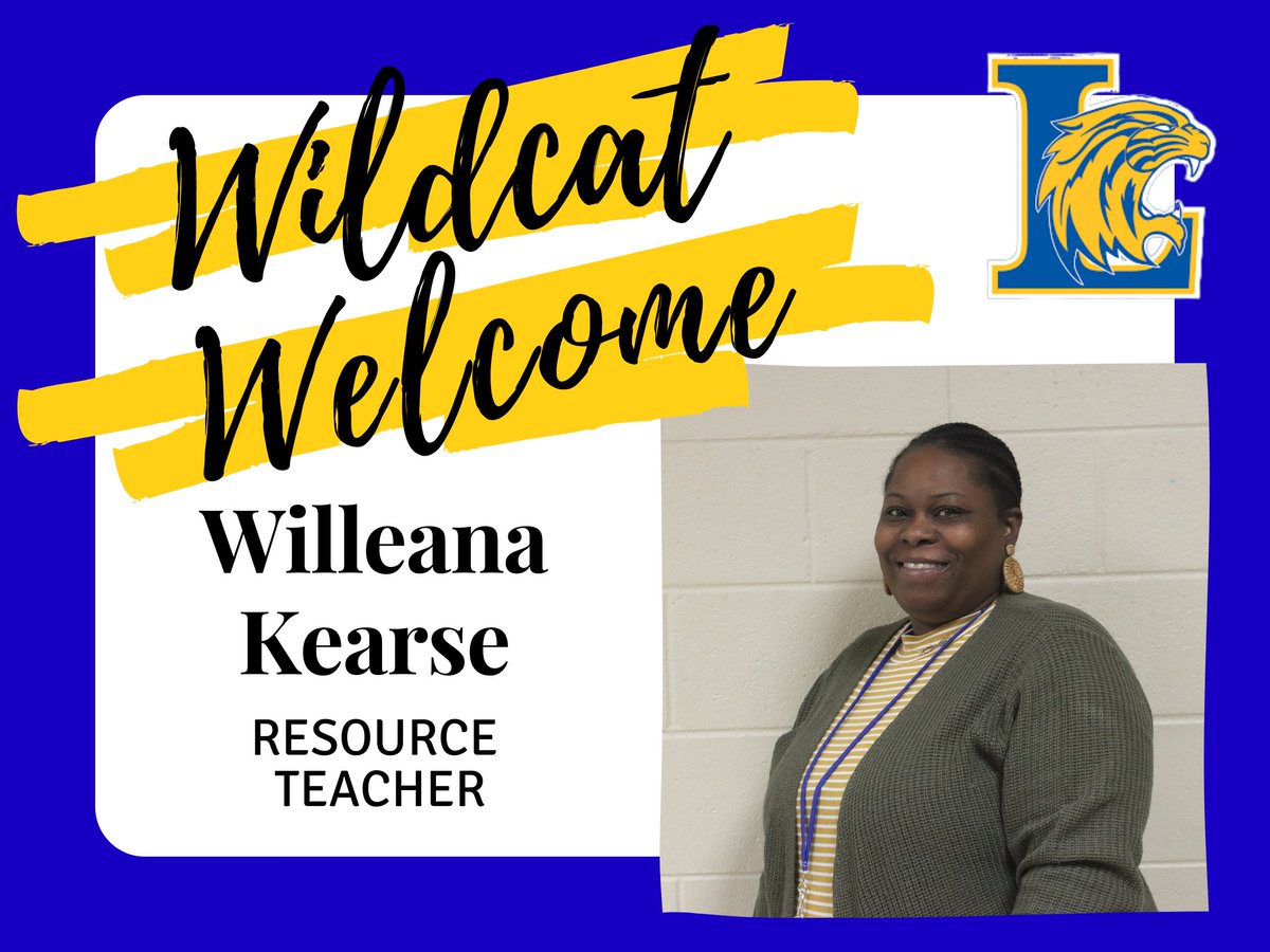LHSWildcatsLex1's tweet photo. 📣WELCOME WILDCATS 📣 
We are excited to welcome the following faculty to LHS!
⭐️ Willeana Kearse - Resource
⭐️ Suzanne Peterson - ESOL
⭐️ Jessica Stolebarger - Latin
⭐️ Stephanie Hendrix - English
#HailToThee2022 @Rtpool_LHS https://t.co/Ppp0Nx7n2P
