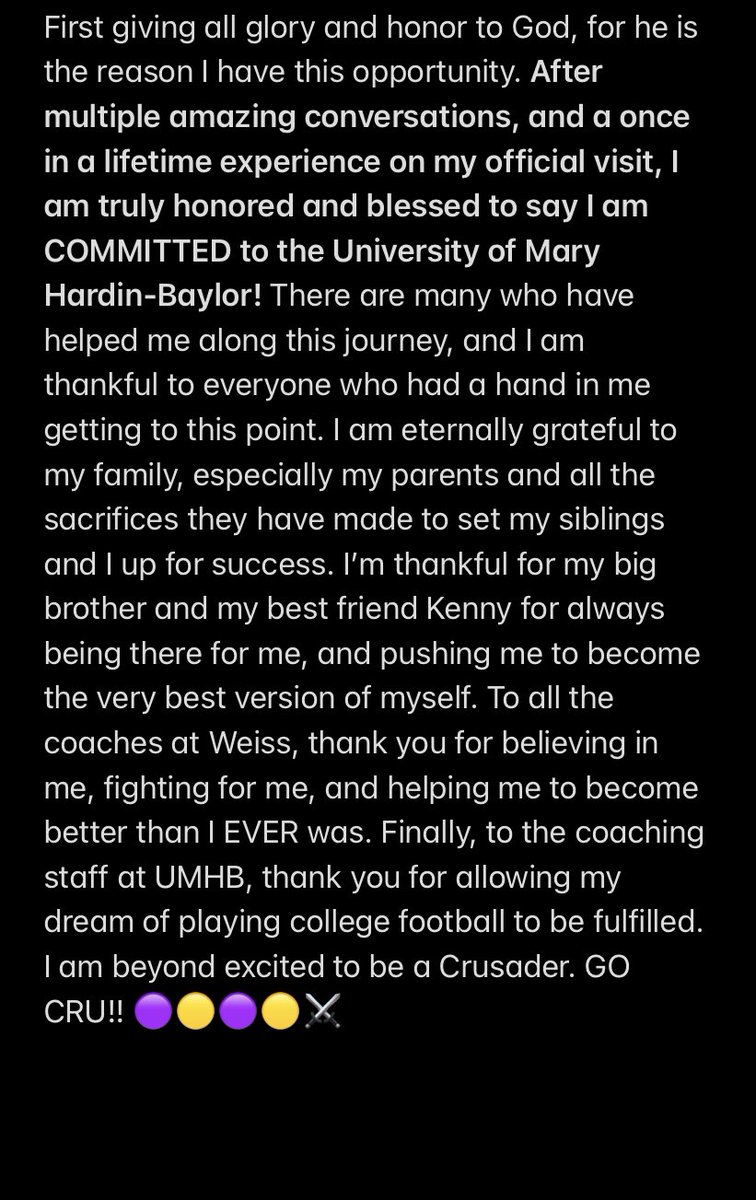 primetimeken_'s tweet photo. #AGTG COMMITTED!!!!! 💜💛 https://t.co/9ireGG9g25