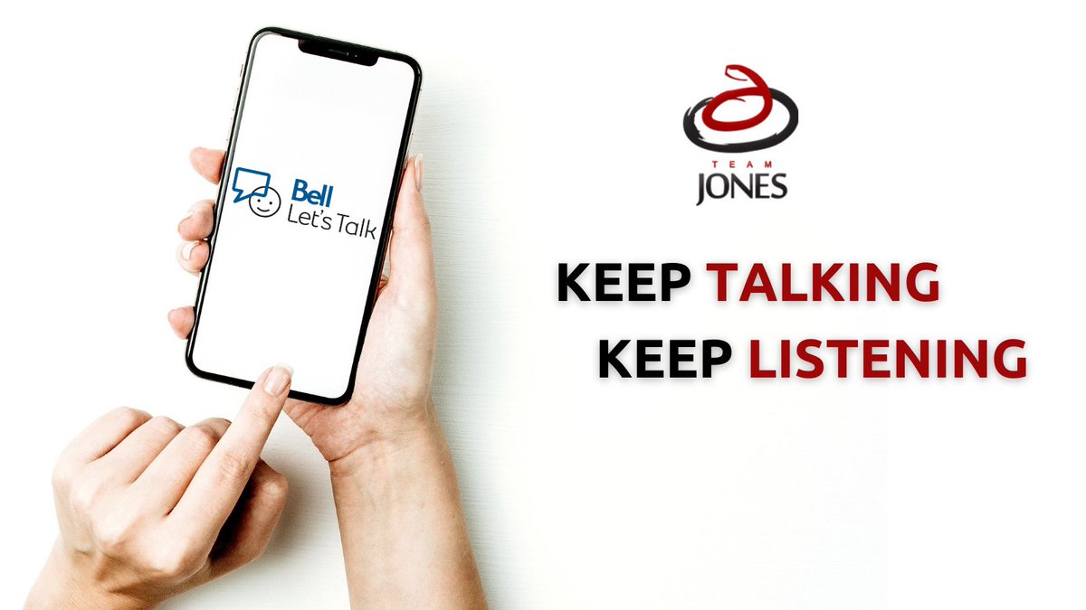 You're not alone, it can be really tough to talk about mental health but it shouldn't have to be. Let's keep talking, listening and caring for one another. 
If you need some helpful conversation starters ➡️  
letstalk.bell.ca/en/toolkit #BellLetsTalk
