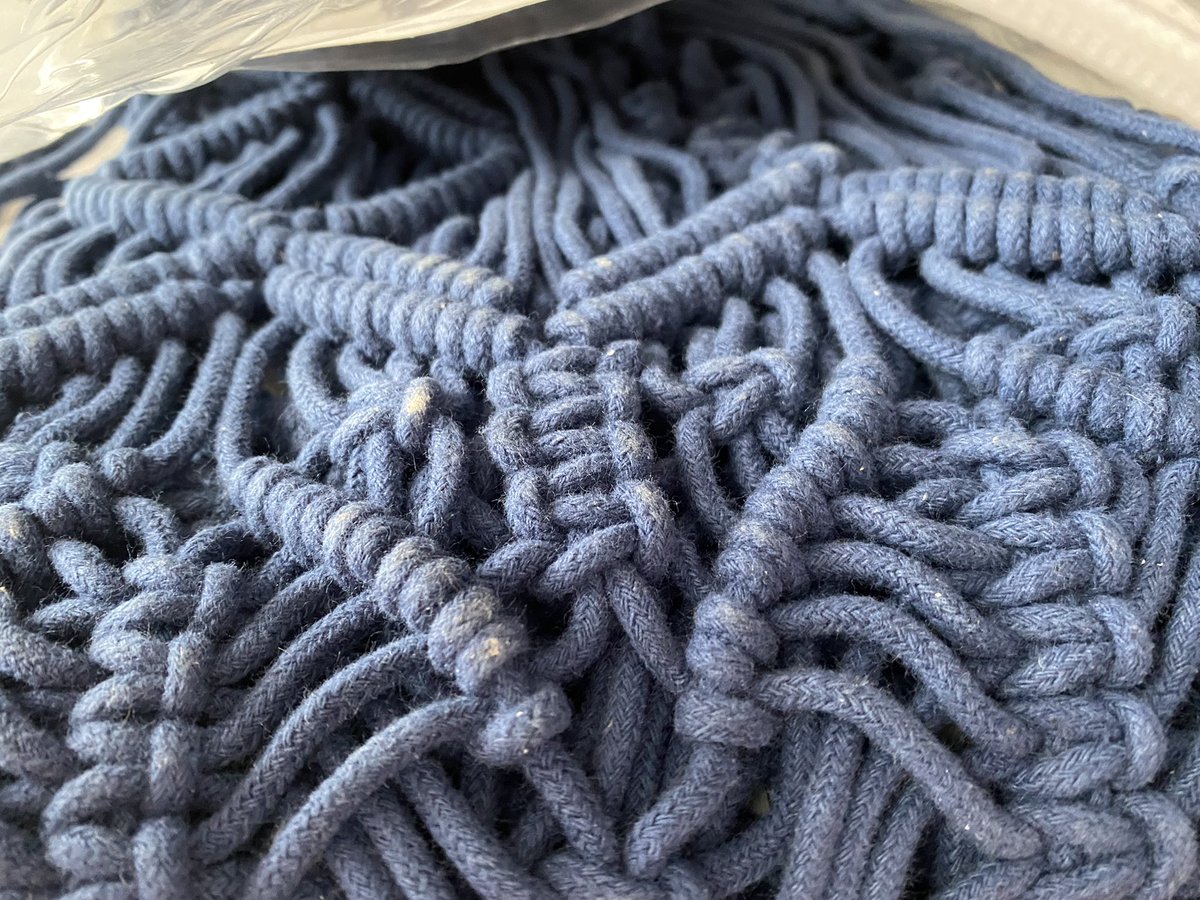 kesse77's tweet photo. DO NOT buy this @LushDecor curtain!!!! I spent $120 on two of the navy macrame panels and they just arrived smelling like mold and have what looks like to be mold on them!!!!! Absolutely disgusting!!!! https://t.co/hgnaswZZGk