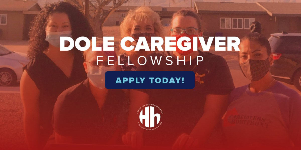 DoleFoundation's tweet image. What do Elizabeth Dole Foundation Fellows do?  
➡️ Create support for military caregivers in their community &amp;amp; online 
➡️ Advocate for caregivers on local, state, &amp;amp; national levels 
➡️ Represent #HiddenHeroes at meetings, events &amp;amp; interviews 

Apply: elizabethdolefoundation.org/fellows/