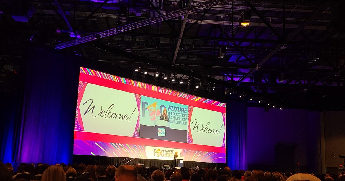 I have been wanting to attend FETC for a long time! Excited to grow and learn this week! #fetc