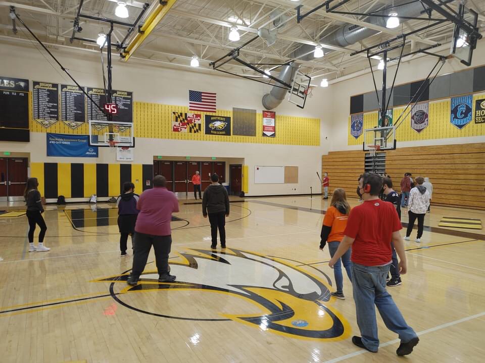 NhsCaptains's tweet photo. Make Every Day A Win! The @NhsCaptains and the NHS Best Buddies honor Mo Gaba today and every day. #MoStrong #WeAreNortheast #SoarTogether @theREALnhseagle https://t.co/Dw5IQShZqX