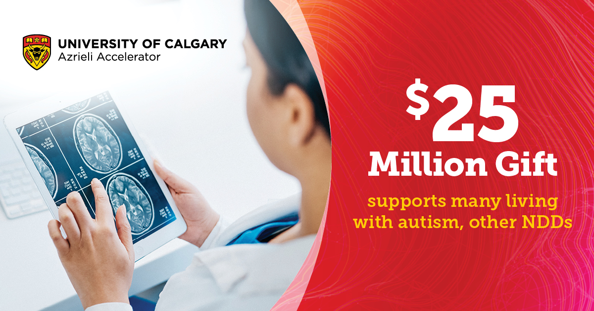 #UCalgary is expanding neurodevelopment research to unlock the potential of people living with conditions like ADHD, fetal alcohol syndrome disorder (FASD), and autism, at any age. 

Learn more: ucalgary.ca/Azrieli-Accele…
<a href="/azrielifdn/">Azrieli Foundation</a>