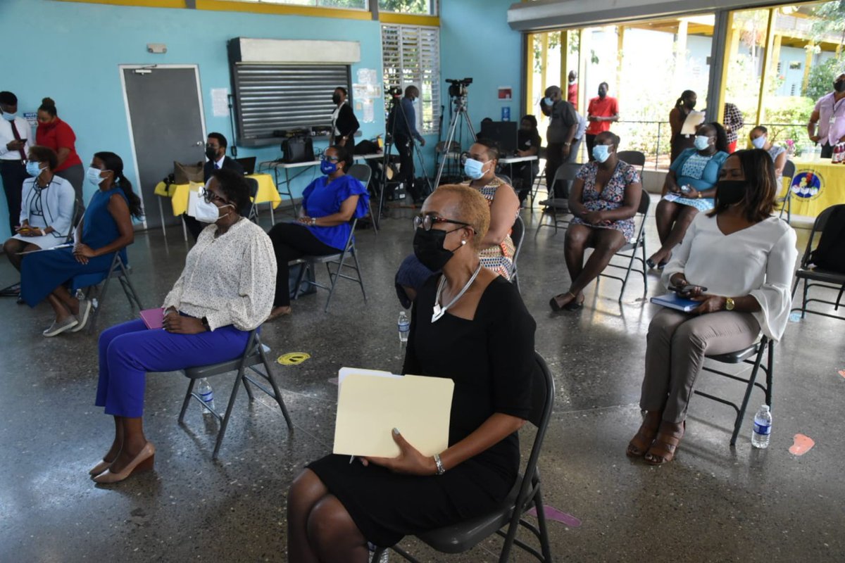 MOEYJamaica's tweet photo. Education and Youth Minister Fayval Williams was delighted to participate in Tuesday’s very significant Proclamation and launch of 2022 as the Year of Early Childhood Development in Jamaica.
#MOEY #EducateJa https://t.co/DxkF3UObN1