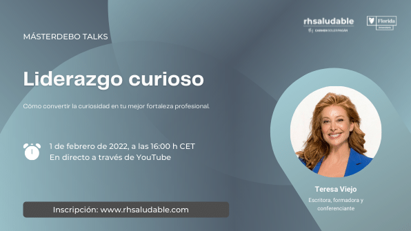 carsolpag's tweet photo. ¿Quieres saber que es el LIDERAZGO CURIOSO?
El próximo día 1.02.2022 conversamos con @TeresaViejo ¡te esperamos!
https://t.co/etO873x21R
#MasterDEBO #bienESTAR #bienSER #ComunidadDEBO #curiosidadparagestionarequipos #curiosidadcontralaincertidumbre #curiosidadparacrecer https://t.co/Wbc6L4SaUL