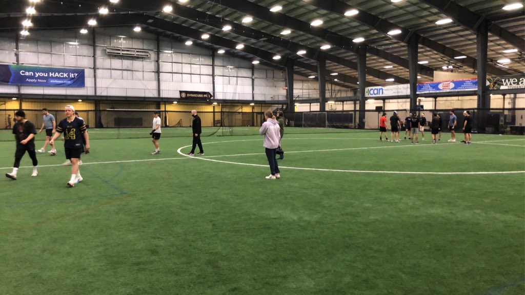 davidzedelstein's tweet photo. Something a little different today. 

The @UticaComets playing soccer! Told they’ll also play golf and basketball today. 

@FabianZetterlun and @Holtz_10 chose teams as captains. https://t.co/6fuxrCsRyz