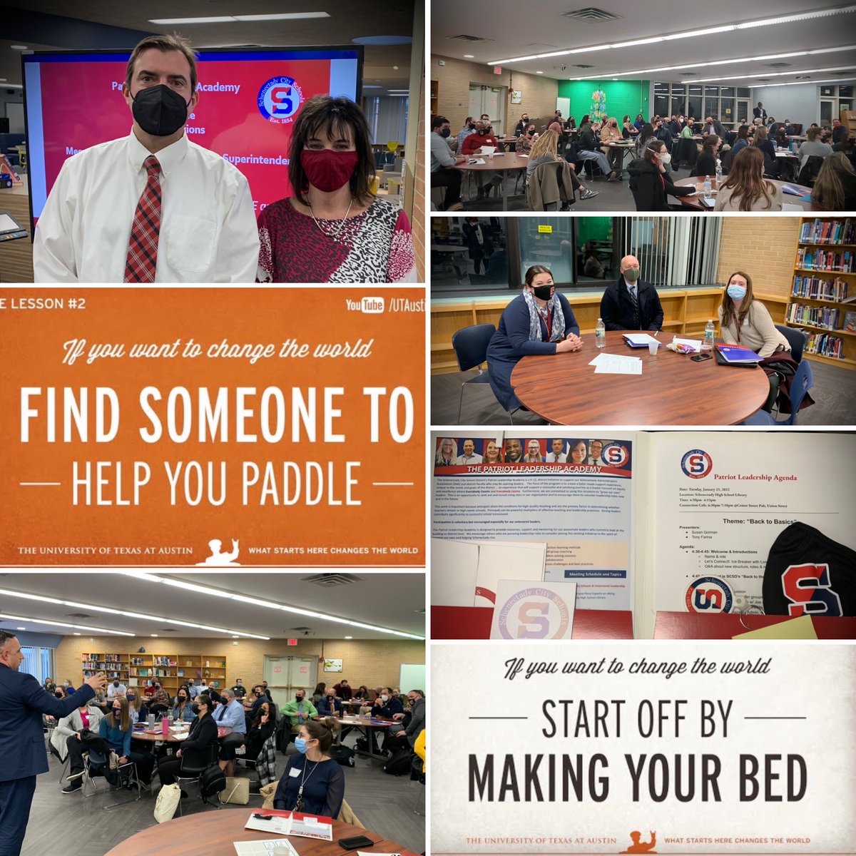 ❤️🤍💙 OUR FUTURE IS BRIGHT: What a positive kick off! You don’t have to see the whole staircase, just take the 1st step…’ MLK #PatriotLeadershipAcademy #PassionatePeople #Schenectadyrising #Togetherwecan ⁦<a href="/SCSchools/">Schenectady Schools</a>⁩