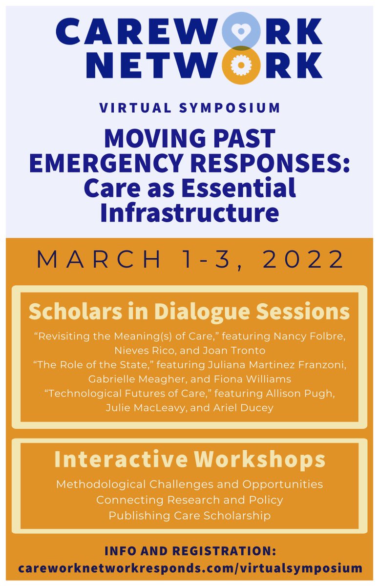 Pilar Gonalons-Pons (@pilargonalons) on Twitter photo 📢! Friends w public scholarship &/or care work research interests: I'm organizing a very special workshop about translating research to policy action w 3 stellar panelists: <a href="/AkiraDrake/">@akirarodriguez.bsky.social 🦋</a>, @JulieKashen & <a href="/akordakord/">Anna Maria Rosińska</a>. This is part of the @CareworkN Virtual Symposium. Sign up & join! 📢! Friends w public scholarship &/or care work research interests: I'm organizing a very special workshop about translating research to policy action w 3 stellar panelists: <a href="/AkiraDrake/">@akirarodriguez.bsky.social 🦋</a>, @JulieKashen & <a href="/akordakord/">Anna Maria Rosińska</a>. This is part of the @CareworkN Virtual Symposium. Sign up & join!