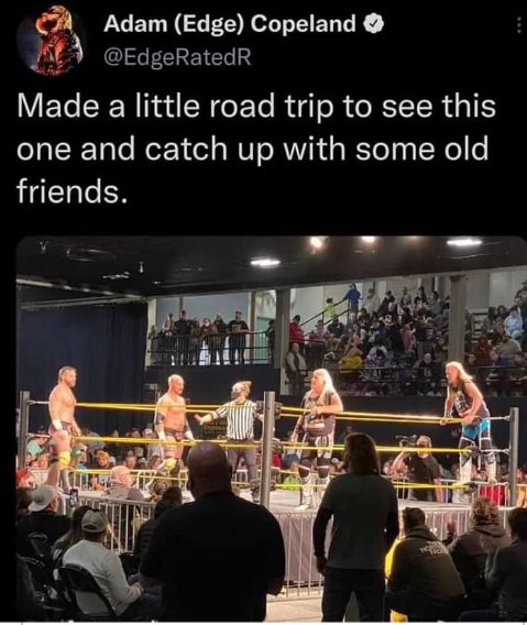 nicklaroberts's tweet image. Proof you&apos;re Wrestling Legends  =
When prowrestlers  take a road trip,  and pay full fare for a ticket  just to see the magic of the dance.
How many of today&apos;s wrestlers get that respect ?
But what do I know, right?
