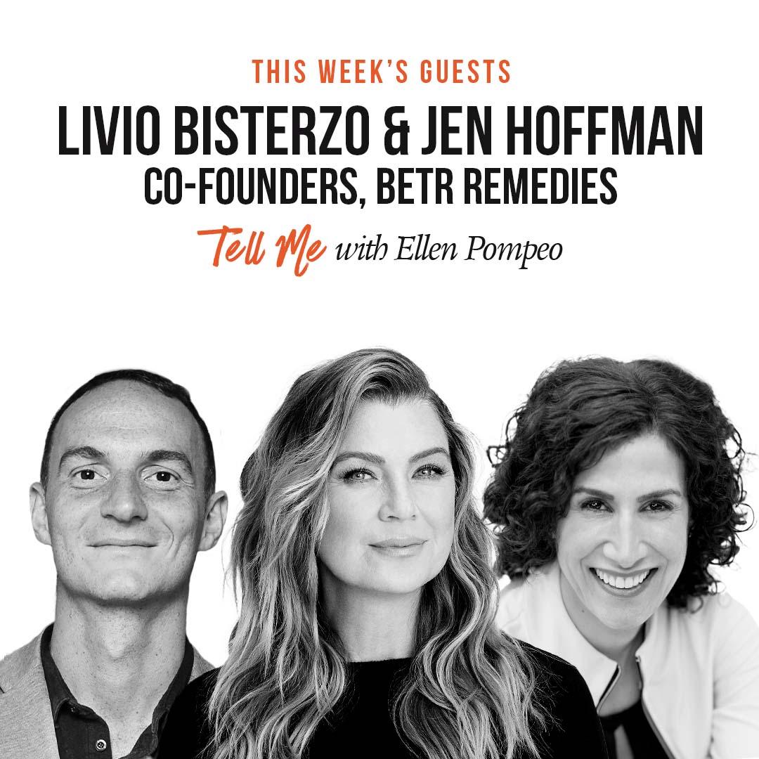 Honoured to be on the Tell Me Podcast with @EllenPompeo and Jen talking <a href="/BetrRemedies/">BETR Remedies</a> Have a listen ▶️ link.chtbl.com/TellMe