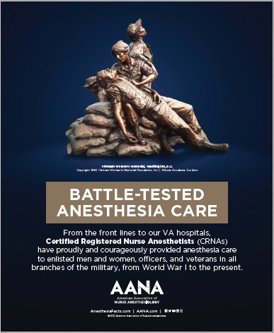 To all of the military CRNAs past &amp; present that have cared for soldiers with courage &amp; compassion since the Civil war - I salute you! Happy CRNA week! <a href="/aanacrna/">AANA</a> <a href="/AVANAcrna/">AVANA</a> <a href="/AssocVACRNAs/">AVANA Communications</a> <a href="/VANAtweets2/">VANA</a> <a href="/USArmy/">U.S. Army</a> <a href="/USNavy/">U.S. Navy</a> <a href="/USMarineCorps/">USMC Recruiting</a> <a href="/usairforce/">U.S. Air Force</a> <a href="/POTUS/">President Donald J. Trump</a> <a href="/VP/">Vice President JD Vance</a>