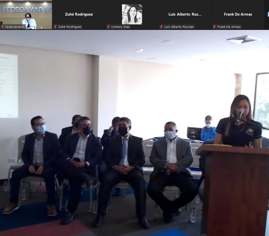 fedecamaras's tweet photo. .@carfernandezga , presidente de #Fedecámaras, presente en la presentación de propuestas del sector productivo empresarial del estado Falcón 
@Fedecamarasfal @adancelism @felipecontodo @CONSETURISMO @Conindustria @consecomercio @fedecamarazulia https://t.co/TwrVPETOEH