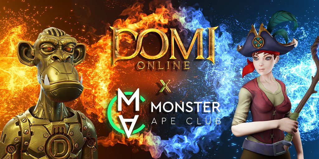 DomiOnline (@domionline) on Twitter photo Partnership announcement with @monsterapeclub
To celebrate we are giving away 5 whitelist spots👀
To enter, you need to:
1️⃣Follow <a href="/DomiOnline/">DomiOnline</a> & @monsterapeclub
2️⃣Join Domi & MAC discord server
3️⃣Like and RT this post
4️⃣Tag 3 Friends
Socials: linktr.ee/DomiOnlineOffi…
Utility👇 Partnership announcement with @monsterapeclub
To celebrate we are giving away 5 whitelist spots👀
To enter, you need to:
1️⃣Follow <a href="/DomiOnline/">DomiOnline</a> & @monsterapeclub
2️⃣Join Domi & MAC discord server
3️⃣Like and RT this post
4️⃣Tag 3 Friends
Socials: linktr.ee/DomiOnlineOffi…
Utility👇