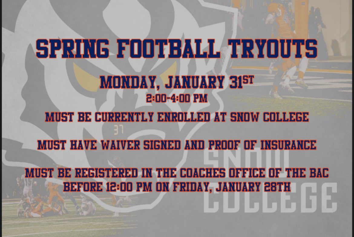 Snow College Badger Football tweet media