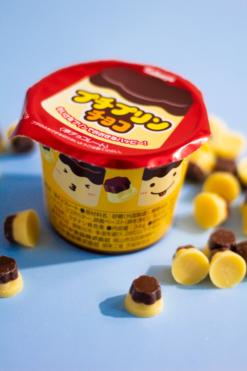 JaponShop's tweet photo. Prueba nuestros Petits Pucchi Puddings de Chocolate 🍫
😋 Deliciosos mini bombones de chocolate blanco con forma de pudding 🍮. Saborea sus dos capas con sabor a pudding y caramelo. 🥰

#dulcejapones #pudding #pucchi #postre #postrejapones https://t.co/6BliUe1kbw