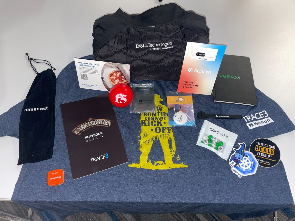 trace3's tweet image. Today marks the beginning of Trace3&apos;s adventure to a #NewFrontier! Grab your swag boxes team, it&apos;s almost time for Company Kick-Off!

#WeAreTrace3 #EliteEngineering #CKO2022 #Trace3CKO