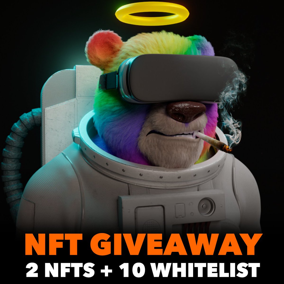 Hyped Bears (@hyped_bears) on Twitter photo Giving away 10 whitelist spots and 2 NFTs!
- Follow <a href="/hyped_bears/">Hyped Bears</a>
- Like & RT
- Tag 3 Friends
- Join our discord: discord.com/invite/YJFUVZf…
Winners will be announced on January 31st!
#NFT #NFTGiveaway Giving away 10 whitelist spots and 2 NFTs!
- Follow <a href="/hyped_bears/">Hyped Bears</a>
- Like & RT
- Tag 3 Friends
- Join our discord: discord.com/invite/YJFUVZf…
Winners will be announced on January 31st!
#NFT #NFTGiveaway