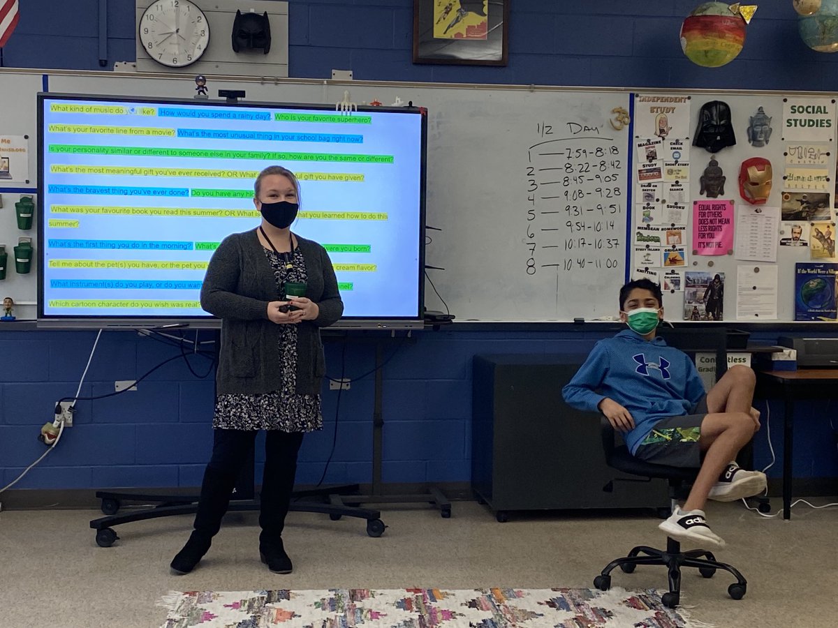 👏 ladies &amp; gents, 6th grade boys &amp; girls — please join me in welcoming our student teacher Mrs. Ellison!!! Mrs. Ellison comes from Gwynedd Mercy &amp; will be teaching all 6th grade S.S. classes! #Keiper6 #NHSSD #NHSMS