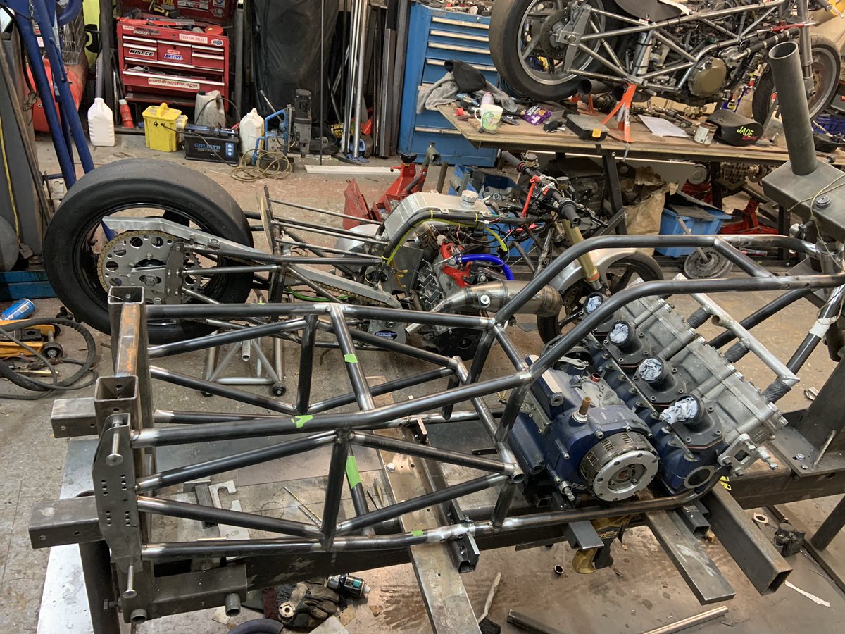 jerrycollier69's tweet photo. Some of the 2stroke drag bikes I’m working on #Projointfabrications 💪 https://t.co/RPLYJ2e7mJ