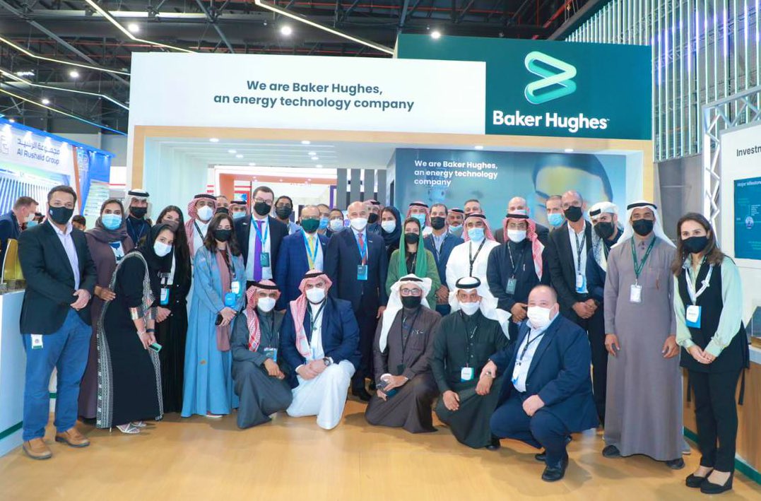 bakerhughes_ME's tweet photo. Many thanks to our customers and partners for joining us at another successful edition of the @saudi_aramco #Iktva Forum and Exhibition. #BakerHughes will continue to leverage #SaudiArabia’s investments and growth opportunities to drive localization in the Kingdom #iktva2022 https://t.co/yNanzCEQeE