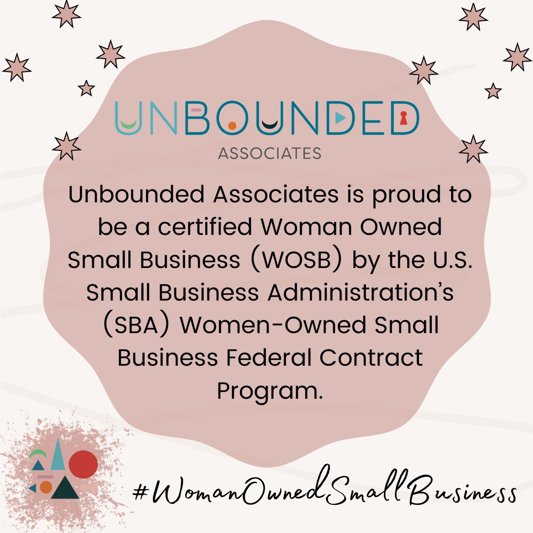 UnboundedAssoc's tweet photo. Happy Wednesday! Today we are giving a special s/o to all the Small Women-Owned Businesses of the world! Unbounded Associates is proud to be a part of this powerful community. #womenforwomen #womenpower #SWOB https://t.co/WVS5qMHMbB